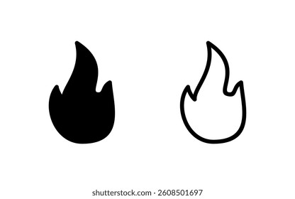 Fire icon vector illustration. fire sign and symbol