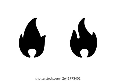 Fire icon vector illustration. fire sign and symbol