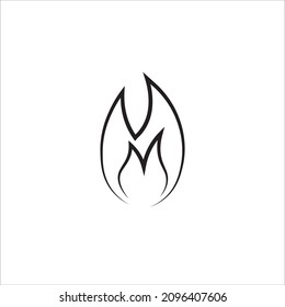fire icon vector illustration symbol