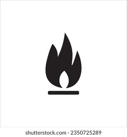 fire icon vector illustration symbol
