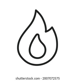Fire icon vector image. Can also be used for Seasonal. Suitable for mobile apps, web apps and print media.