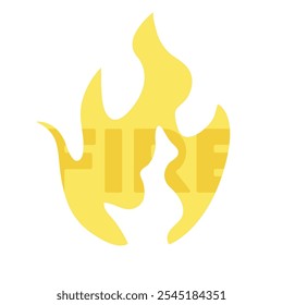 Icono del fuego, Vector del fuego, logotipo del fuego