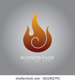 Brandzeichen, Vektorgrafik Logo Vorlage Illustration Design. Vektor EPS10