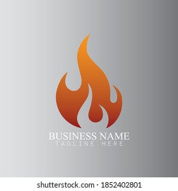 Fire Icon Vector Logo Template Illustration Design. Vector EPS 10