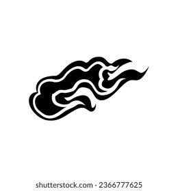 Fire icon vector set. Flame illustration sign collection. Burn symbol. Hot logo.