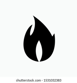 Fire Icon - Vector, Sign and Symbol for Design, Presentation, Website or Apps Elements.