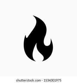 Fire Icon - Vector, Sign and Symbol for Design, Presentation, Website or Apps Elements.
