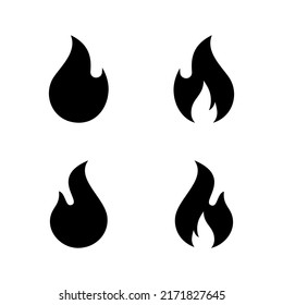 Fire icon vector. fire sign and symbol