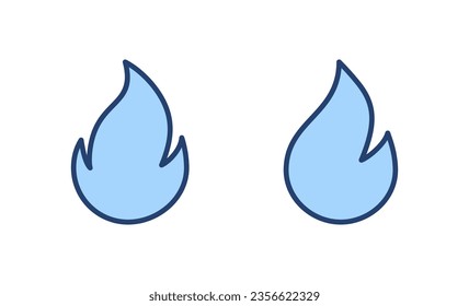 Fire icon vector. fire sign and symbol