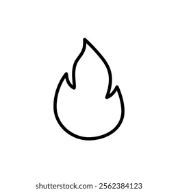 Fire icon vector. fire sign and symbol