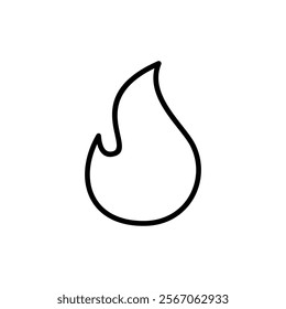 Fire icon vector. fire sign and symbol