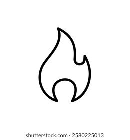 Fire icon vector. fire sign and symbol