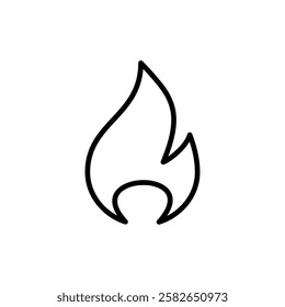 Fire icon vector. fire sign and symbol