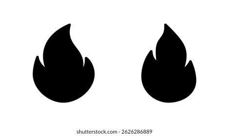 Fire icon vector. fire sign and symbol