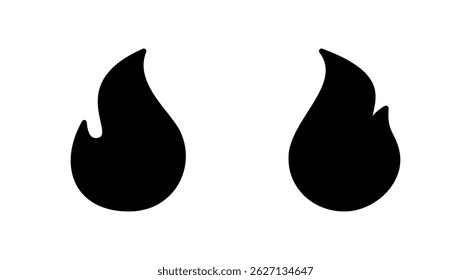 Fire icon vector. fire sign and symbol