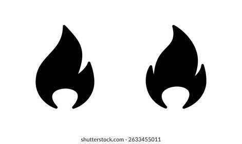 Fire icon vector. fire sign and symbol