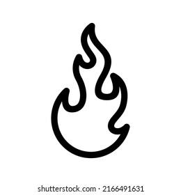 Fire Icon Vector Symbol Design Illustration
