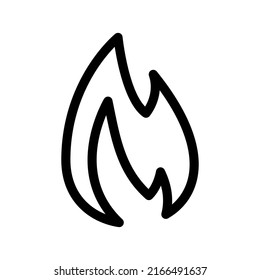 Fire Icon Vector Symbol Design Illustration
