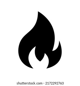 Fire Icon Vector Symbol Design Illustration