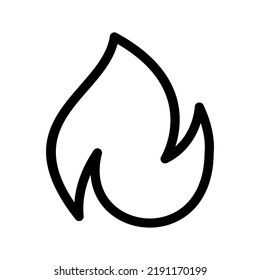 Ilustración de diseño de símbolos de vectores de icono de fuego