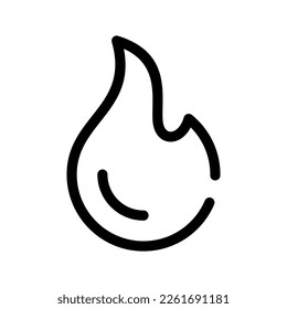 Ilustración de diseño de símbolos de vectores de icono de fuego