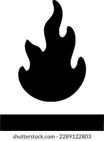 fire icon vector symbol design illustration