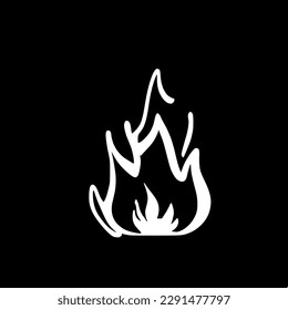 fire icon vector symbol design illustration