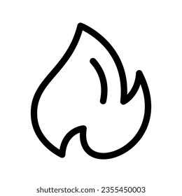 Fire Icon Vector Symbol Design Illustration