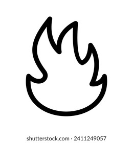 Fire Icon Vector Symbol Design Illustration