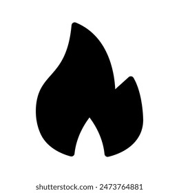 Fire Icon Vector Symbol Design Illustration