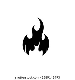Fire Icon Vector Symbol Design 