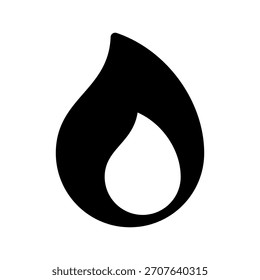 Ilustração do design do símbolo do vetor do ícone de fogo