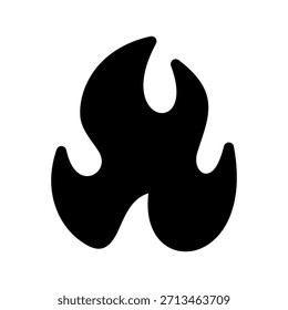 Ilustración de diseño de símbolo de Vector de icono de fuego