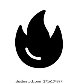 Ilustración de diseño de símbolo de Vector de icono de fuego