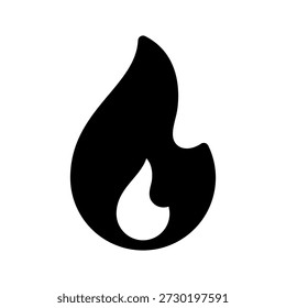 Ilustração do design do símbolo do vetor do ícone de fogo