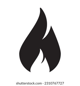 fire icon vector template illustration logo design