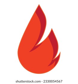 fire icon vector template illustration logo design