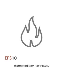 Fire icon for web and mobile