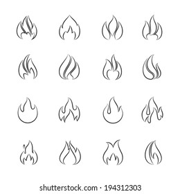 Fire icons