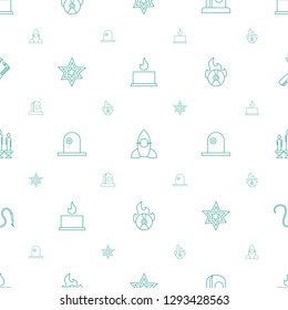 fire icons pattern seamless white background. Included editable line candle, rocket, siren, explosion, CD fire, water hose, blowtorch icons. fire icons for web and mobile.