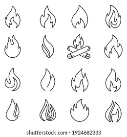 Fire Icons Vector Art & Graphics
