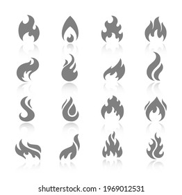 Fire icons vector illustration eps 10