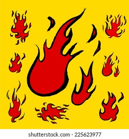fire illustration
