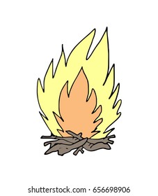 Fire illustration