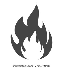 Feuergrafik im flachen Stil, Satz von Feuervektorsymbolen. Brandmeldezeichen