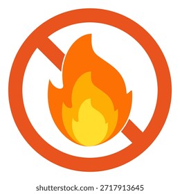 Feuergrafik im flachen Stil, Satz von Feuervektorsymbolen. Brandmeldezeichen