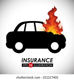 fire insurance design, vector illustration eps10 graphic 