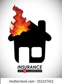 fire insurance design, vector illustration eps10 graphic 