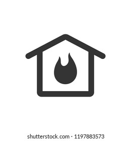 Fire Insurance Icon Stock Vector (Royalty Free) 1197883573 | Shutterstock
