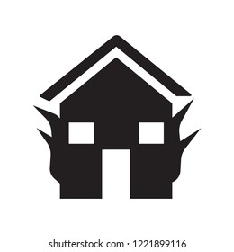 Fire insurance icon. Trendy Fire insurance logo concept on white background from Insurance collection. Suitable for use on web apps, mobile apps and print media.